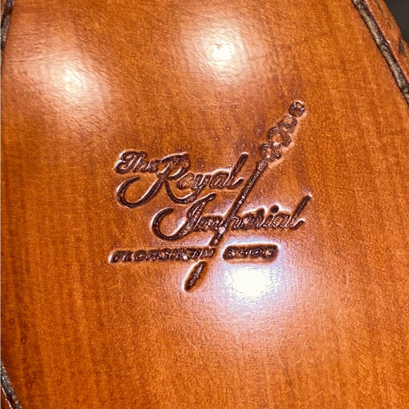 NEW NOS Florsheim Royal Imperial Exotic Eel Crocodile Loafers Shoes Italy 12 USA - Picture 10 of 16